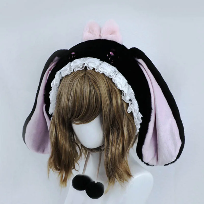 TheStriven Gorro De Conejo Con Orejas Móviles – Felpa Suave Con Airbag E Imán, Talla Única Para Cosplay, Fiestas Y Regalos De Cumpleaños