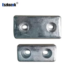 Plaque d'anode en Zinc pour coque de bateau 