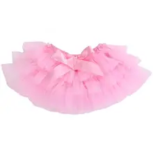 Цветная юбка-пачка с рюшами для маленьких девочек; балетная юбка для новорожденных; Детские вечерние платья принцессы; недорогая одежда для маленьких девочек