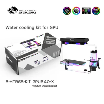 

Bykski Liquid Cooler Kit for Video Card Cooling / Rigid Tube Bundle / Hard TubeCopper 240mm Radiator 120 FAN / AURA RGB Support