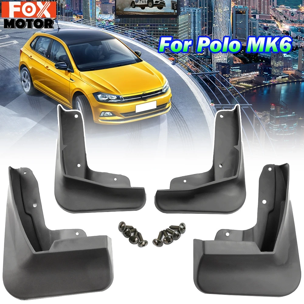 4 шт. для Volkswagen VW Polo AW 6 MK6 Автомобильные Брызговики аксессуары
