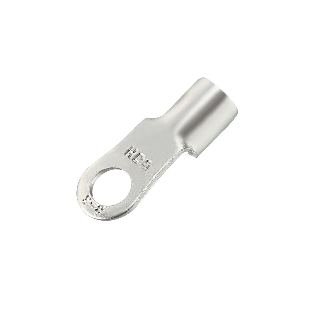 Uxcell 10 шт. RNB8-5S неизолированные u-типа медь обжимные клеммы 6-10mm2 провода разъем Серебряный тон