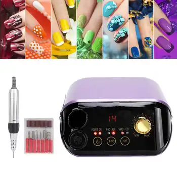

Screwdriver 35W 35000RPM Electric Nail Drill Machine Nail Grinding Polisher LED Display (EU Plug 220V) Manicure Machine