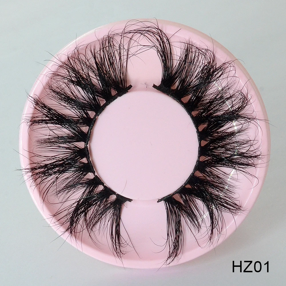 

25 mm 3d False Lashes Mink Fake Eye Lashes Extension With Free Lash Packaging