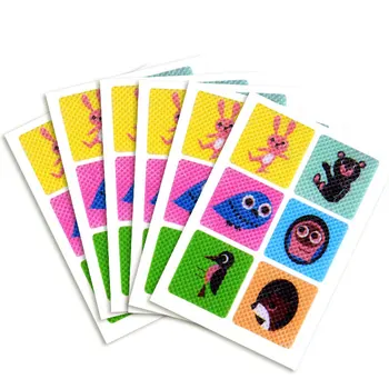 

60pcs Mixed Cartoon Mosquito Patch Square Anti-Mosquito Repellent Safety Stickers