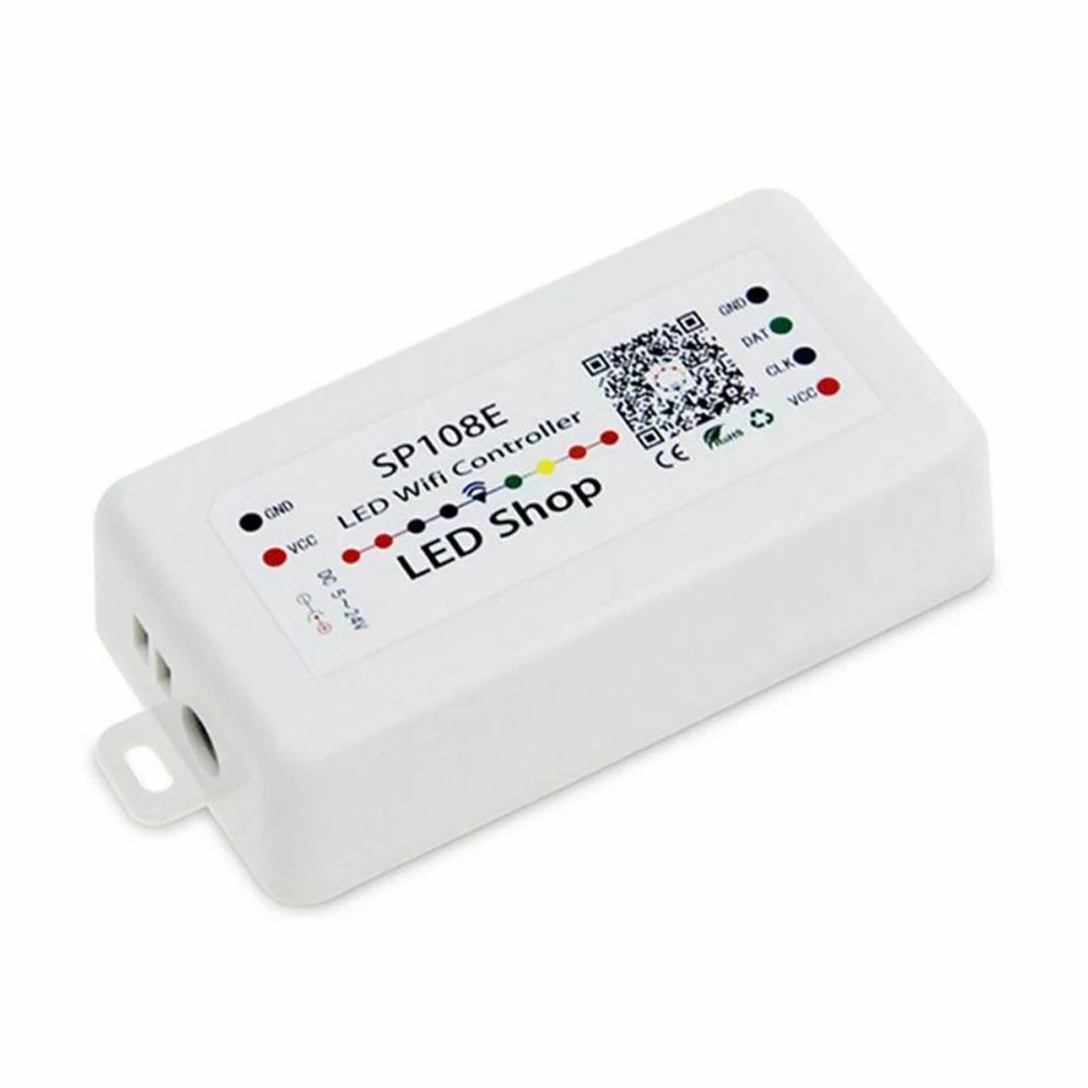 SP108E светодиодный контроллер RGB Magic wifi Лента с диммером 2048 пикселей смартфон WS2811 WS2812B регулируемый портативный DIY аксессуары