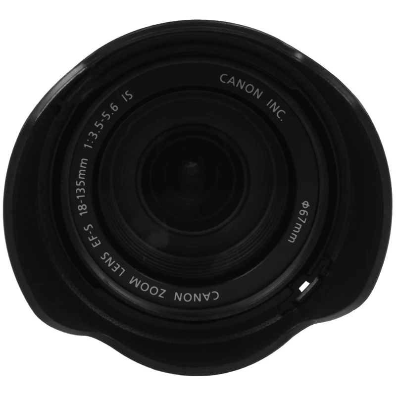 EW-73C байонетная бленда для Canon EF-S 10-18 мм f/4,5-5,6 IS STM, черный