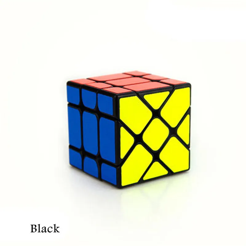 Куб магические кубики Magicos Пазлы 3 3 Skewb сенсорный кубик Твист Головоломка бесконечная рука Анти Стресс Cubo Magico EE50MF - Цвет: Black