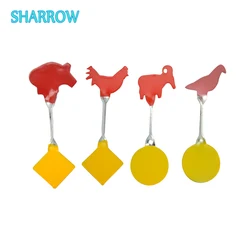 Metal Animals Shape Slingshot Training Target Catapult Spinners Practice Outdoor Archery Slingshot Hunting Practice Accessories