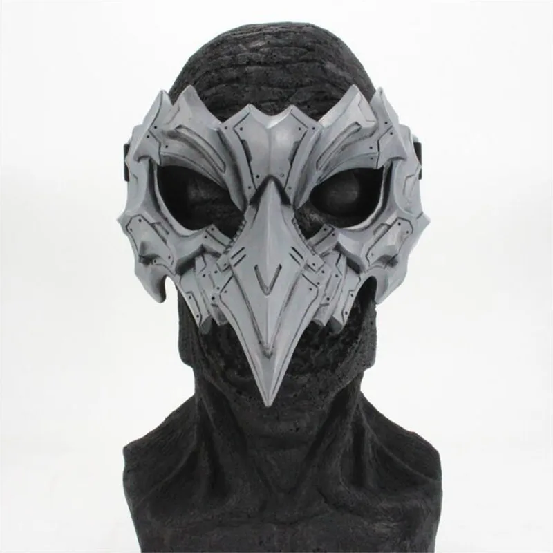 Halloween Masquerade Mechanical Mask Stage Performance Cosplay Prop Accessories Mechanical Beak Advanced Resin Mask Gift