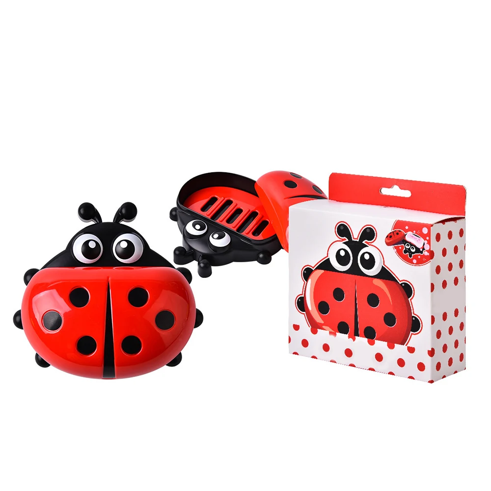 Держатель для зубной щетки в виде божьей коровки Suction Ladybird зубная паста Ванная комната комплекты бытовые товары комплект Семья инструменты