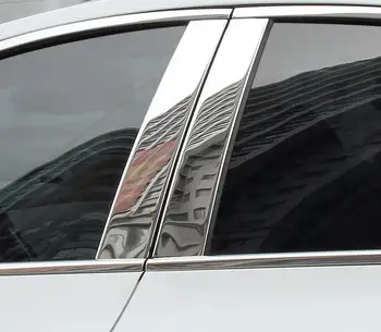 

For Volkswagen Touran 2016 2017 2018 2019 Stainless Steel Window Center Pillar Cover Trim Decoration Strip Styling Accessories