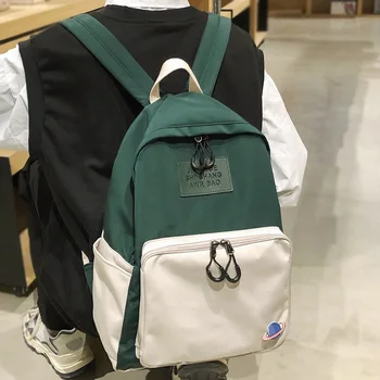 

Women Cute Nylon Backpack Harajuku Female Fashion Waterproof School Bag Girl Book Kawaii Backpack Student Ladies Bags New Luxury