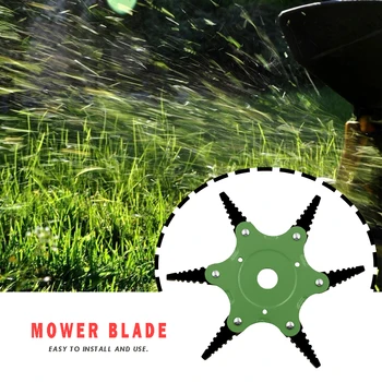 

Trimming Brush Cutter Steel Wire Head Rusting Wheel Lawn Mower Grass Tray Plate for Household Courtyard Grass Supplies