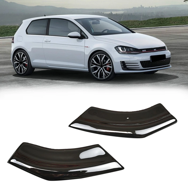 2Pcs Car Rear Bumper Spoiler Splitters Diffuser for Golf POLO RLINE 18