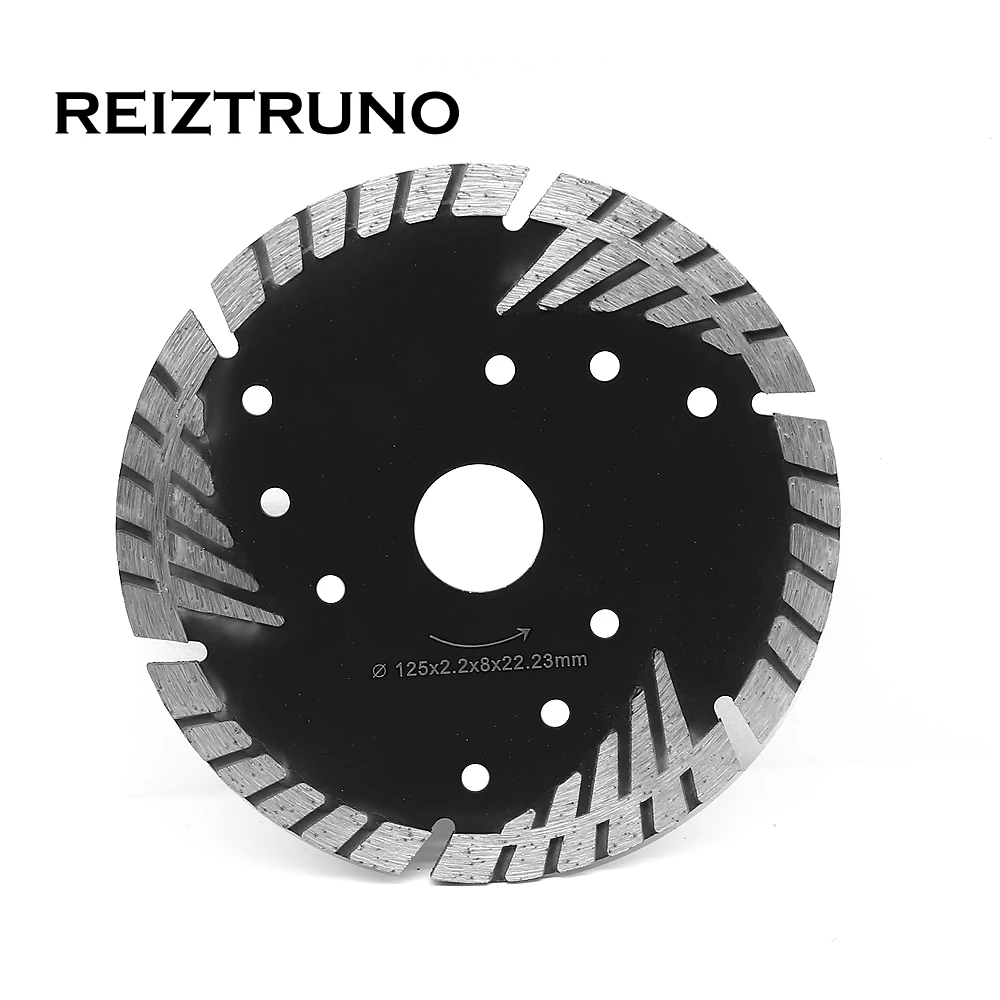 Reiztruno 125 мм Алмазное турбо лезвие 5 дюймовые зубцы для защиты от сколов каменного
