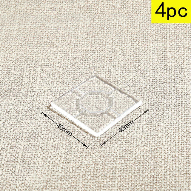 4Pc Furniture Silicon Protector Table Mat Anti Slip Shock Proof Pad Cups Chair Leg Protectors Silicone Feet Floor Legs Pads Sofa 40X40