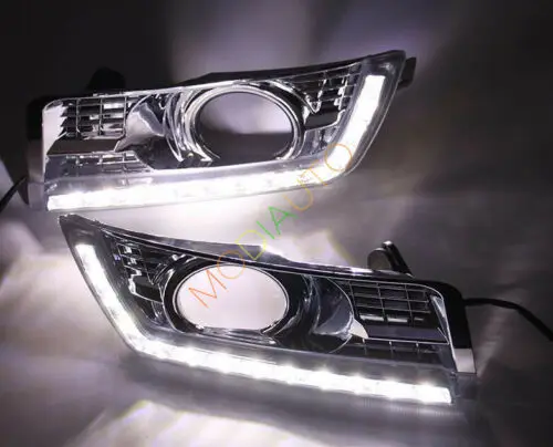 2 шт. для Cadillac SRX SUV DRL Fog 2010 2011 2012- светодиодный фонарь дневного света