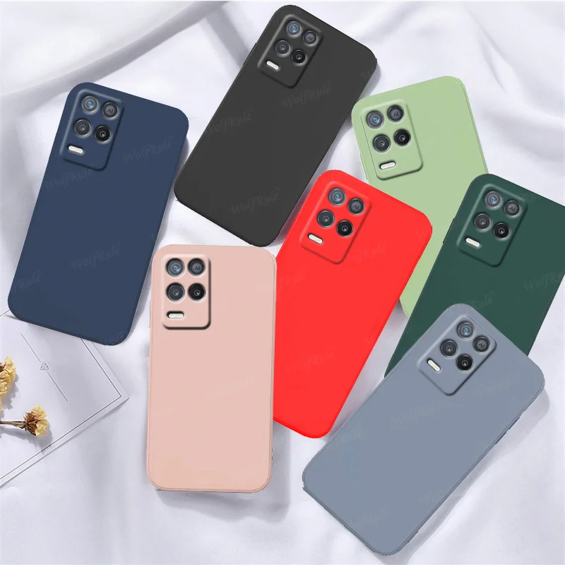 Per Oppo Realme Narzo 30 5G Custodia Per Realme Narzo 30 5G Capa Paraurti Antiurto Tpu Morbido Per Cover Realme Narzo 30 5G Fundas 6.5"