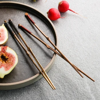 

Personalized Wooden Japanese Cutlery Set Eco Friendly Wooden Handled Portable Travel Cutlery Japanese Tableware Set II50DCSTZ