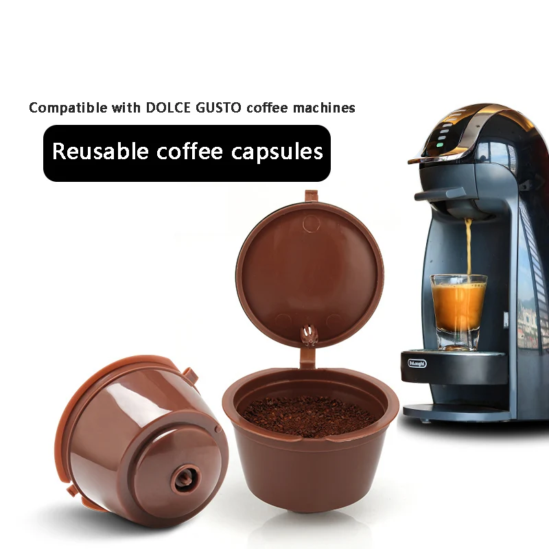 Dolce Gusto CAPSULE-FILTER Coffee Plastic Nestl Reusable 1-2pc