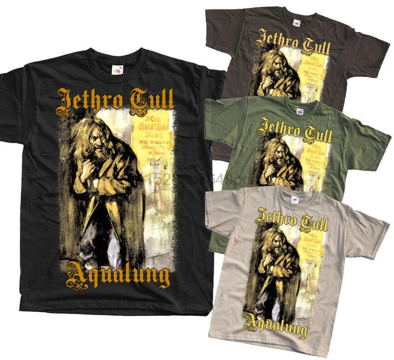 Jethro Tull Aqualung футболка 100 хлопок Размеры S 5Xl Blaharajuku уличная рубашка Menige оливковый