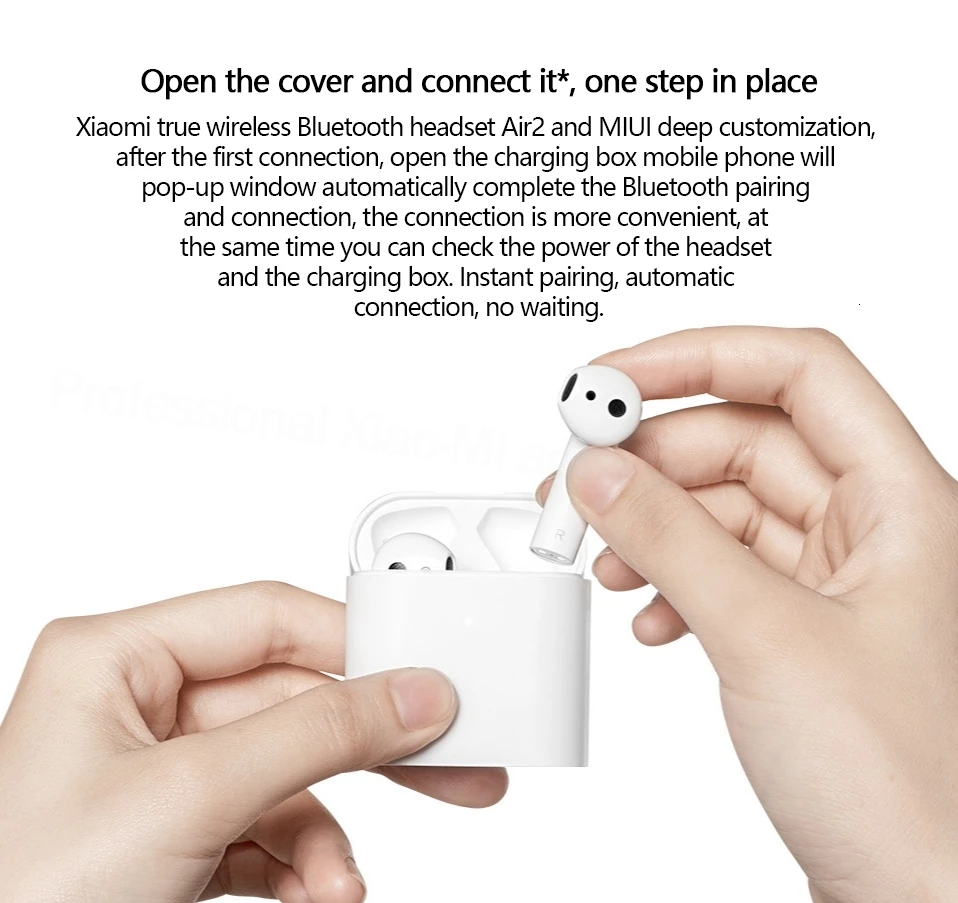 Xiaomi Air 2 TWS гарнитура Bluetooth 5,0 наушники Airdots Pro 2 длинный аккумулятор ENC автоматическая пауза управление нажатием Быстрая зарядка