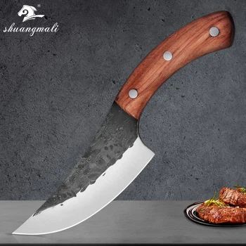 

5 Inch Utility Deboning Knife 4CR13 Stainless Steel Chef Boning Knives Sharp Kitchen Cooking Chicken Boning Knife With Cover