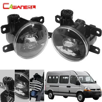 

Cawanerl Car 4000LM Front Fog Light LED Projector Devil Eye Daytime Running Light DRL 90mm 12V For Renault Master II 1998-2010