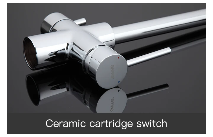 Gappo холодной и горячей воды кухня кран с фильтром воды латунь бортике поворотный Носик раковина смеситель для мойки смесители для раковины