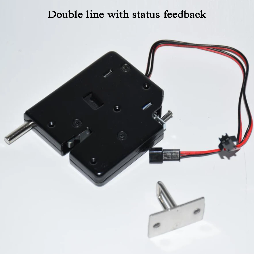 4pcs 12V 2A Door latch Electric magnetic latch Cabinet lock Solenoid Electromagnetic File Case Cupboard Drawer lock