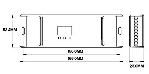 4 канала CV DMX RDM Цифровой PWM Декодер для RGB/RGBW светодиодное освещение на возраст от 12 до 36V постоянного тока UL контроллер 4x8A диммер jk1687