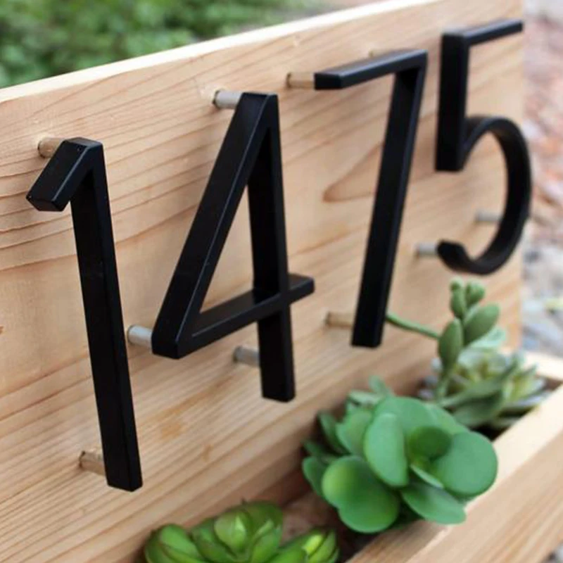 Floating House Numbers And Letters