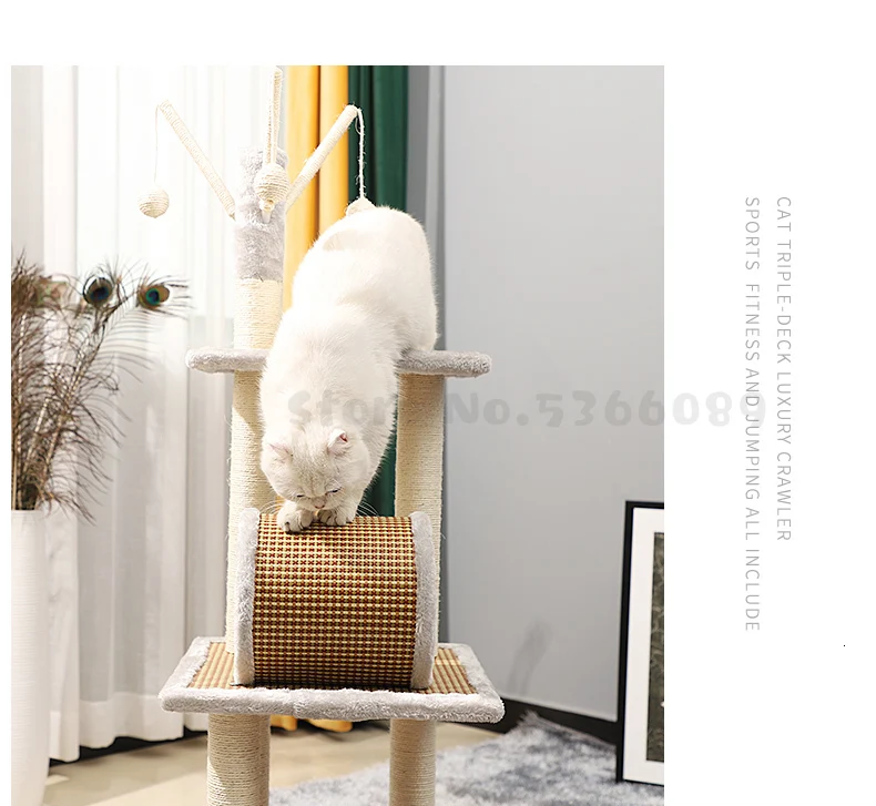 Кошачий подстилка, кошачье дерево, одна вилла, Tong Tianzhu, кошачий захват, колонка, сизаль, игрушка для кошек, товары для кошек
