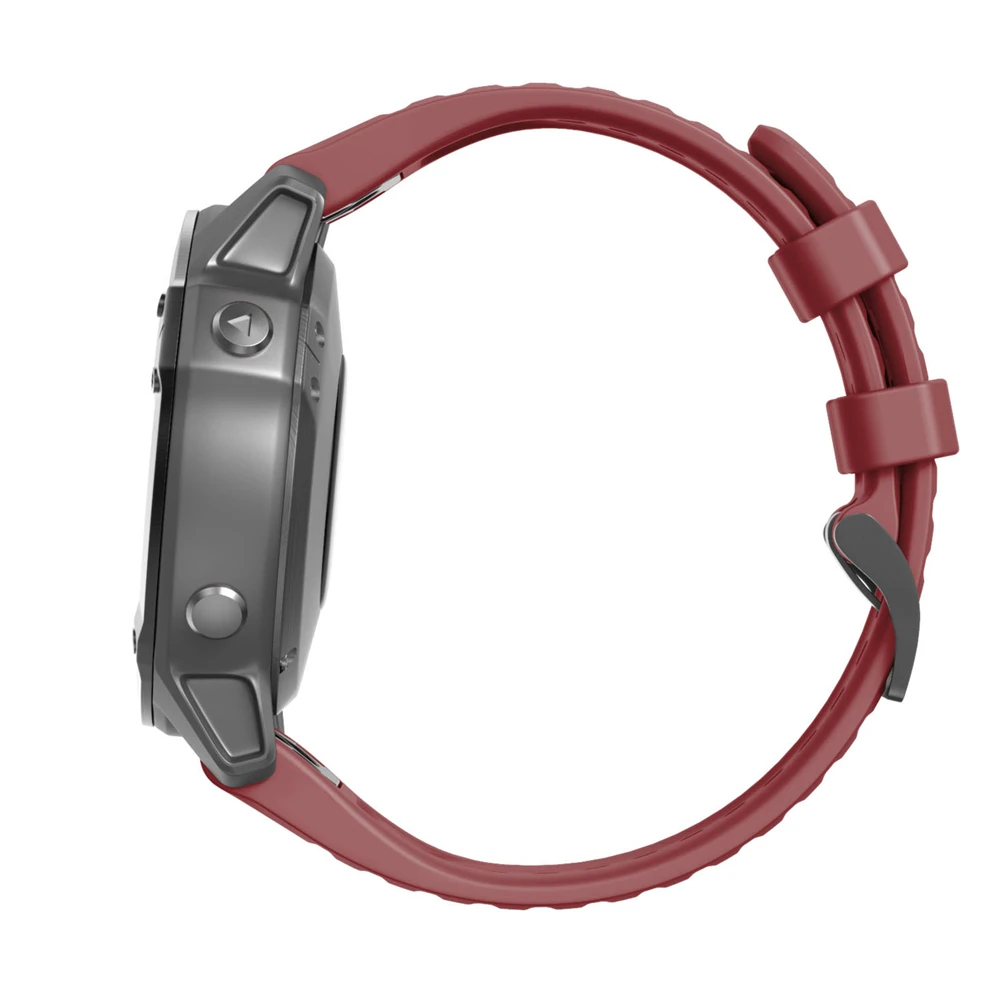 26 мм мягкий силиконовый ремешок для наручных часов Garmin Fenix6x/6x Pro/5x/5x Plus для Garmin Mk1/F3 аксессуары для умных часов