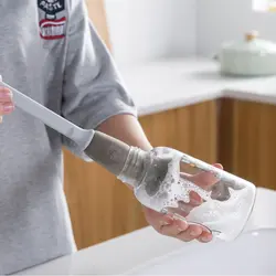 Cepillo para botella de agua, esponja de larga duración, seguro en múltiples botellas de agua, cepillo de limpieza ligero lavable