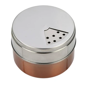 

Magnetic Spice Jar With Stainless Steel Stickers Spice Condiment Storage Container Cans Spice Rack For Pepper Herb & Spice Tools