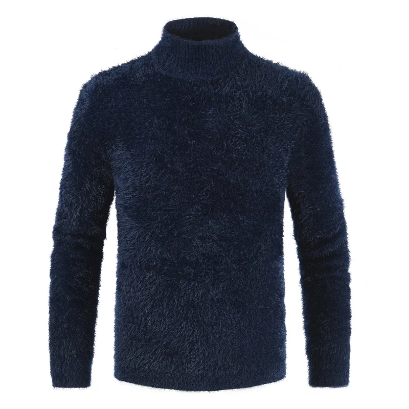 

NEGIZBER 2019 High Quality Men's Turtleneck Sweaters Fashion Thick Wool Pullover Sweaters Men Casual Warm Winter Sweater Men
