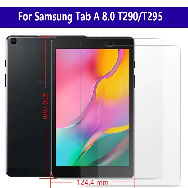 Экран Защитная пленка для Samsung Galaxy Tab A 8,0 P200 P205 закаленное Стекло для Samsung Galaxy Tab A 10,1 SM-T295 - Цвет: SMT290GHM2