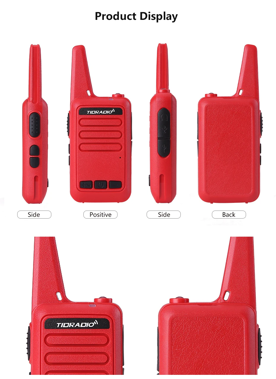 2 шт. удобная детская рация TD-M9 CB портативная мини-рация UHF 400-480MHz коммуникатор для детей и взрослых