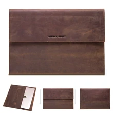 Сумка для ноутбука Macbook 12 дюймов универсальная сумка для ноутбука Ретро Натуральная кожа флип ноутбук рукав с магнитной пряжкой сумка