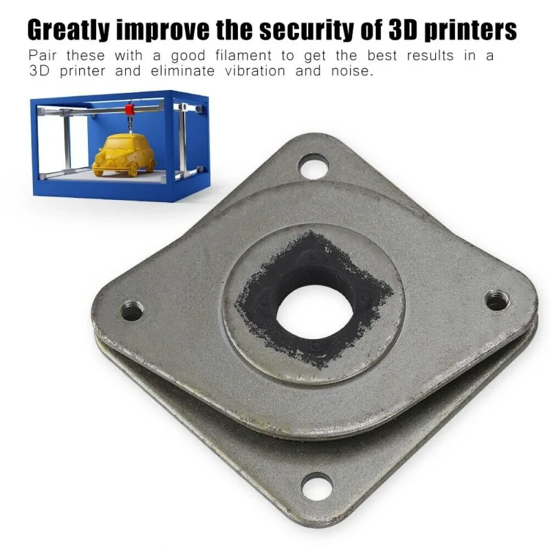 3 шт. CR-10 Ender3 шаговые демпфирующие пластины 3 демпфера+ 6 винтов для 3D-принтера