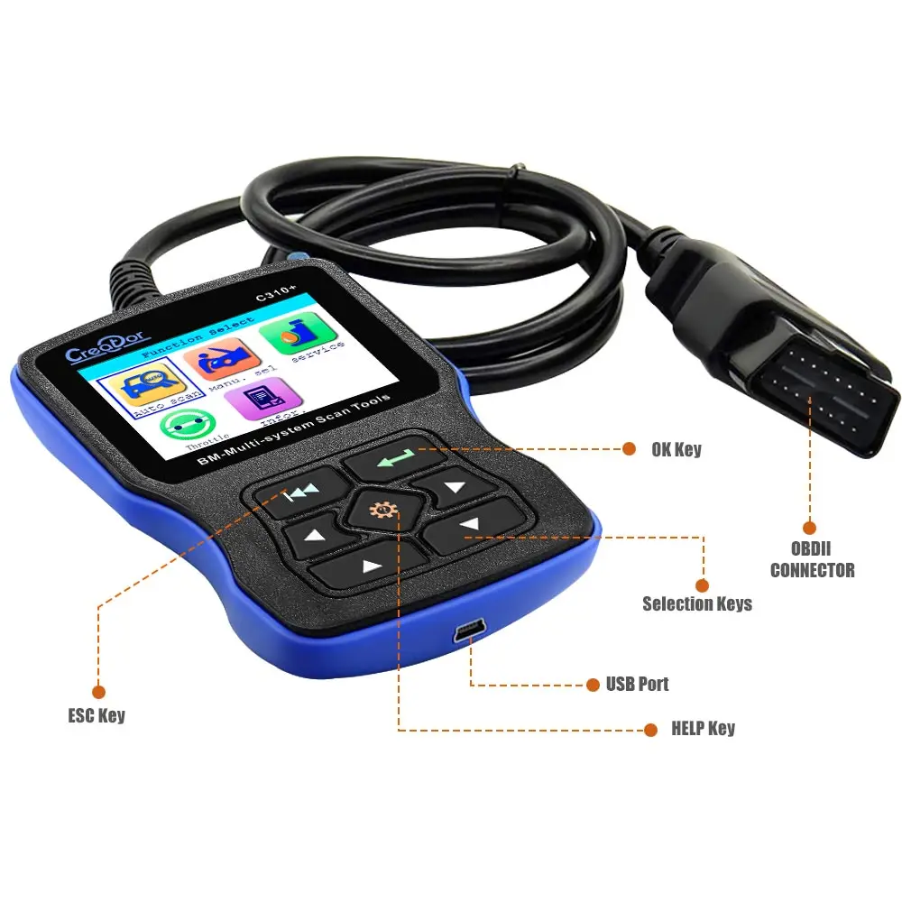 best car inspection equipment Creator C310+ For BMW Multi System Scan Tool V11.7 Free Update Online Creator C310+ Scanner C310+ Scanner C310+ System Scanner buy car inspection equipment