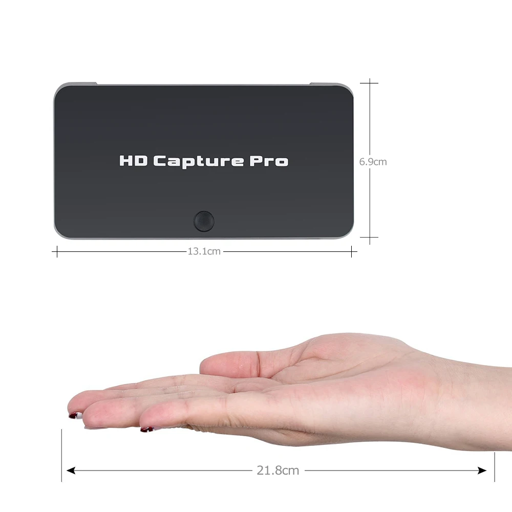 Captura hd Pro Gravação ao Vivo de Vídeo para Ps3 Xbox com Reprodução Gravação Programada Transmissão ao Vivo Ezcap295 1080p - Imagem 6
