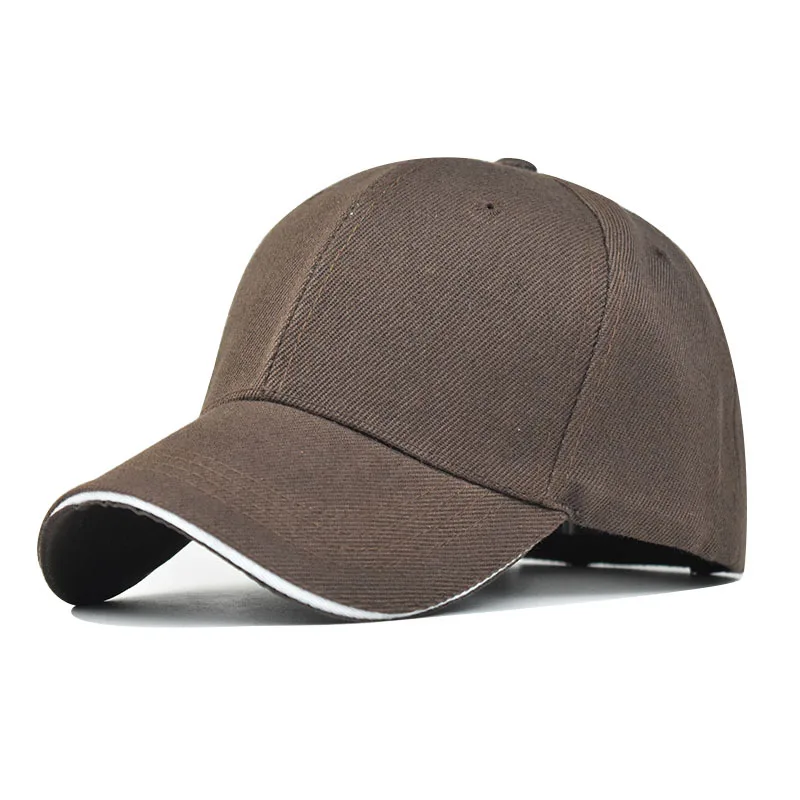 Baseball Cap Snapback Hat Polyester Thick Spring Autumn Cap Pure color cap keep warm Hip Hop Fitted Cap For Men Women wholesale 3