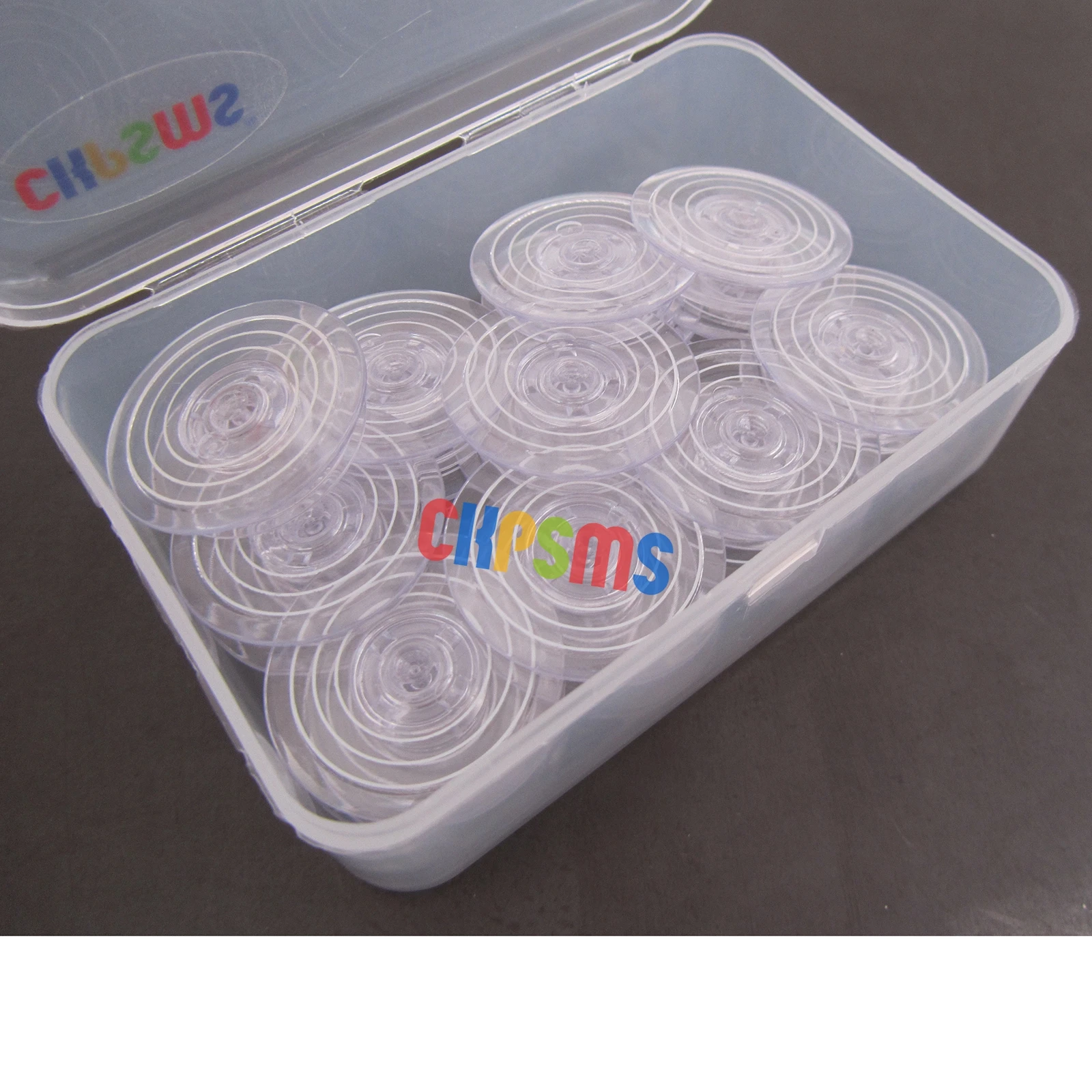 Lot De 10 Bobines En Plastique #181551 Compatibles Singer Athena 2000, Futura 900, 1030... - Rechange Pour Machine à Coudre