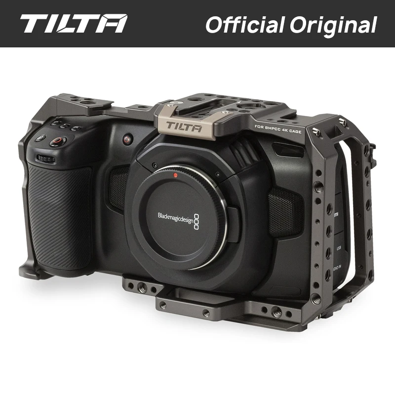 Tilta BMPCC 4 K/6 K blackmagic Design карман Кино Камера 4K и 6K Full Камера клетка(Tilta серый) VS Smallring