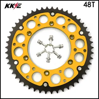 

KKE 48T Rear Hybrid Chain Sprocket for SUZUKI RMZ250 2007-2018 RMZ450 2005-2018 DRZ400E/S/SM 2000-2018