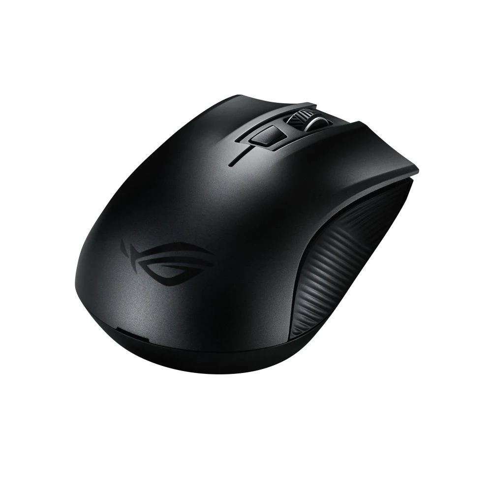 Мышь ASUS ROG Strix Carry 90MP01B0-B0UA00 беспроводная, оптическая, 7200 dpi, USB/Bluetooth, чехол, цвет: черный