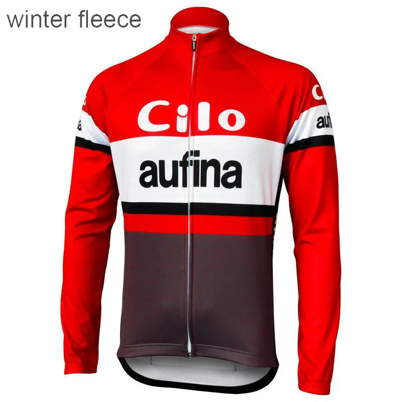 Ретро Велоспорт Джерси зима флис человек с длинным рукавом велосипедная одежда тепловой ветрозащитный велосипедная одежда ropa Ciclismo несколько вариантов